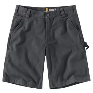 NWT Carhartt Rugged Relaxed Flex Fit Canvas Utility Men's Gray Cargo Shorts